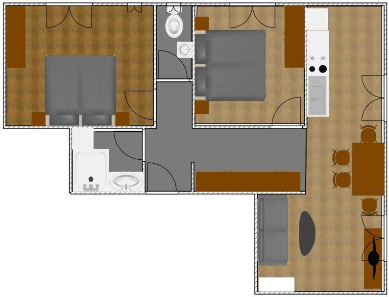 Apartments Haus Schoen - Preise Inclusive Pitztal Sommer Card Jerzens Oda fotoğraf